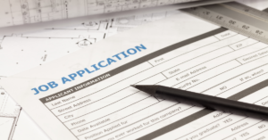 Construction job application form